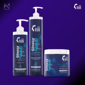 کراتین ایا بنفش صافی و احیا موی دکلره 100 درصد